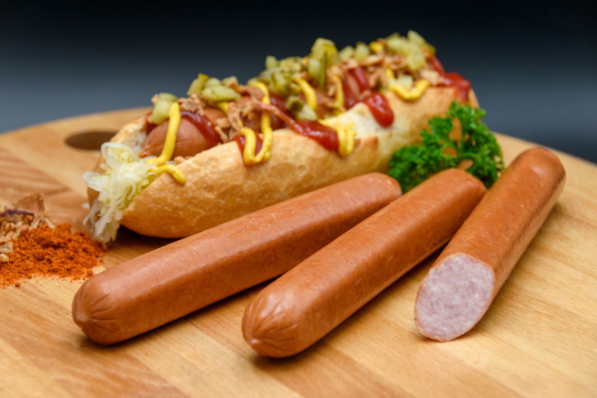 hot dogs  4 x 125 gram