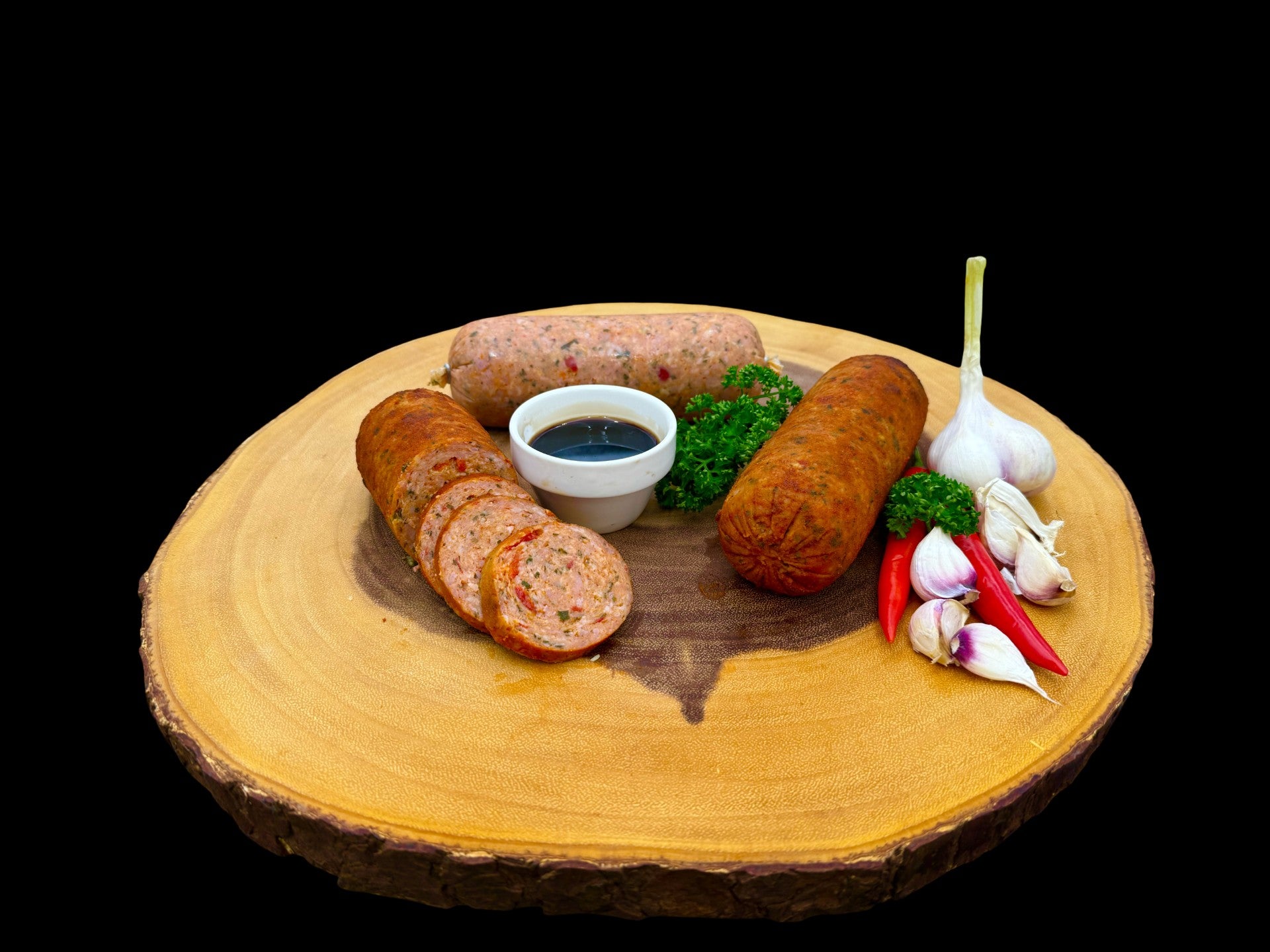 Kruidenvarken grill worst sweet chili roasted paprika***